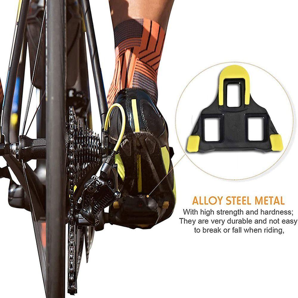 0/2/6 Degrees Cycling Shoes Cleat Pedals Plate Clip Bicycle Pedal Cleats  Cycling Shoes