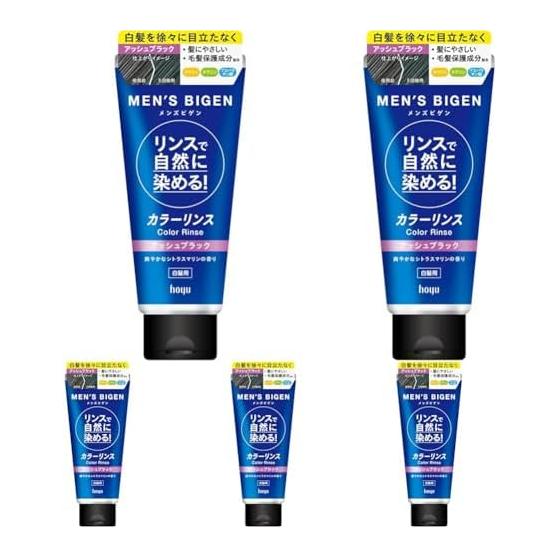 Hoyu Men s Bigen Color Ополаскиватель (пепельный черный) 160г ( 5)