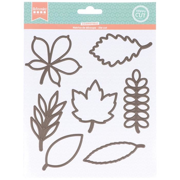 Skär- och präglingsverktyg - Artemio - Stansar 'Blad' - Blandad - Vuxen - Multi-material
