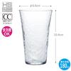 Toyo Sasaki Glass Usuha Set of Made In Dishwasher Glass Ideal for Sake and Tumblers, 180ml, 6, Japan, Safe, Shatter-Resistant, Cups, Beer, Thin,