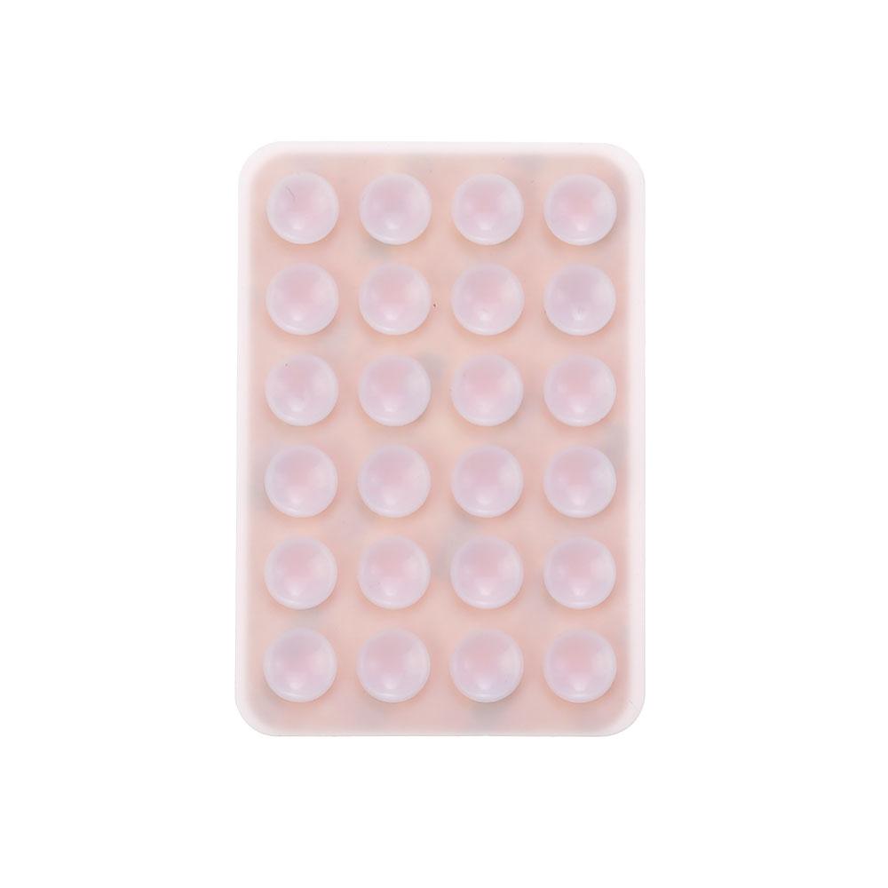 Silicone World Square Silikon-Saugnapf zur Befestigung von Mobiltelefonen im Auto, Halterung für Telefonhülle, universeller, rutschfester Saugnapf