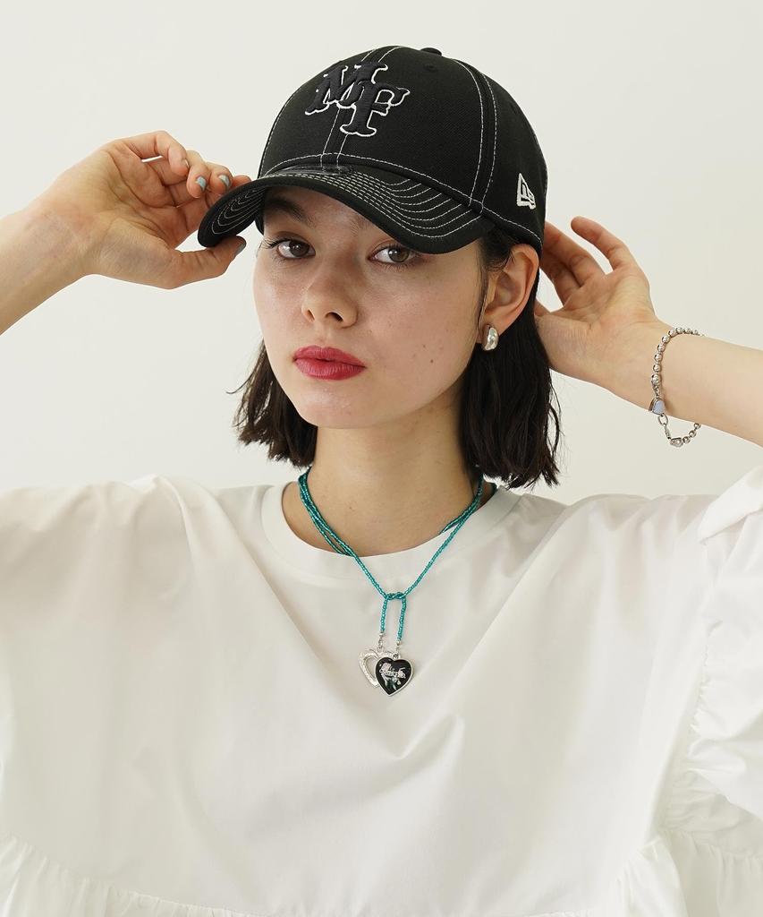 [Milkfed] Cap x NEWERA 9FORTY MF LOGO CAP Women's BLACK