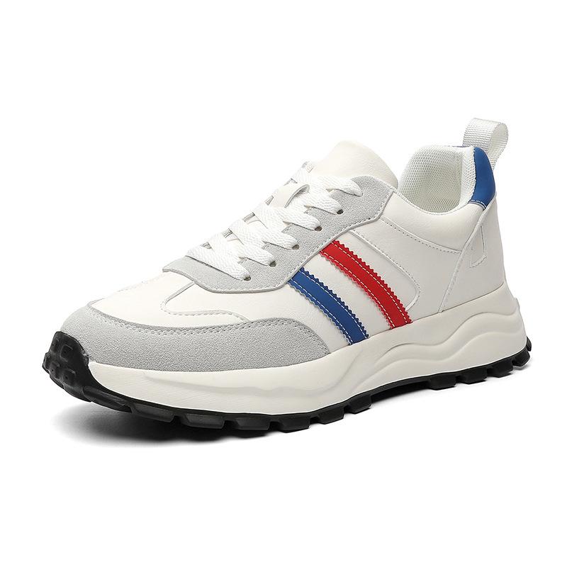 Men s Invisible 8CM Height Increasing Breathable Dad Shoes - Trendy & Versatile Casual Sneakers 38