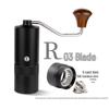 Compact Hand Crank Coffee Bean Grinder - Portable Manual Coffee Tool for Home