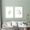 Green Plant Leaves Poster Print Wall Art Canvas Painting Botanical Eucalyptus Picture for Living Room Home Decor Decoration