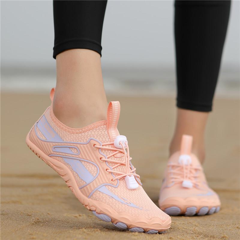 Atmungsaktive Wassersport-Schuhe Unisex Schnelltrocknende Watschuhe Rutschfeste Wasserschuhe zum Surfen Tauchen Angeln