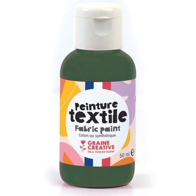 Farba do tkanin 50 ml - leśna zieleń