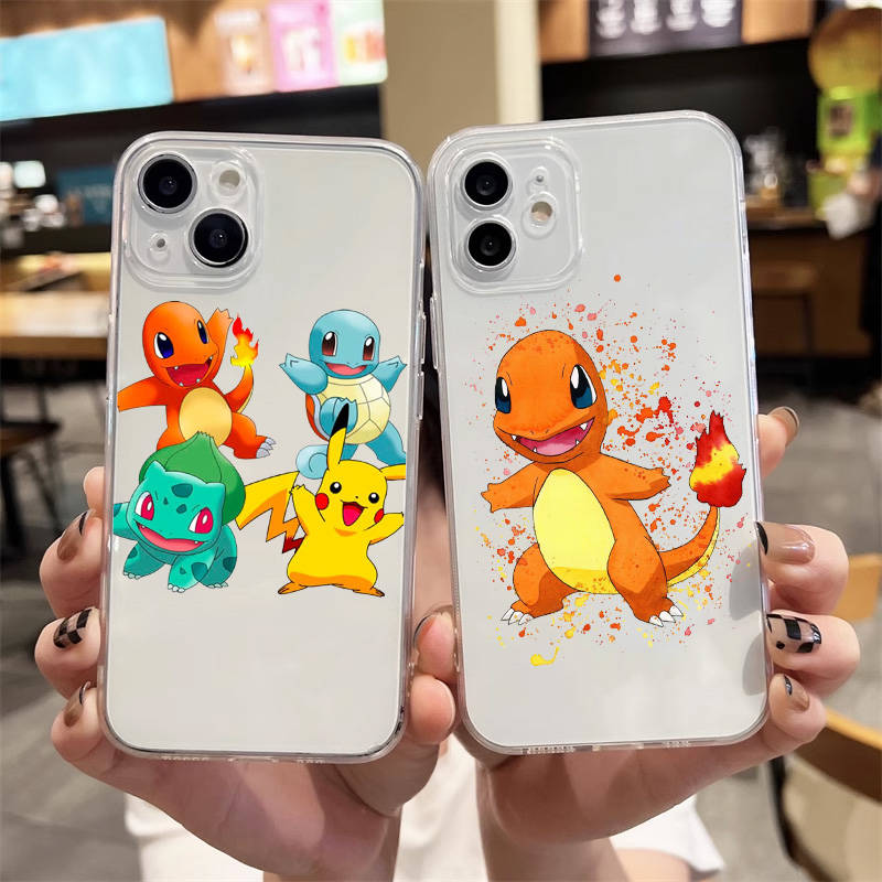 E-50 Pokemon Dragon Θήκη για iPhone 7 8 11 12 13 14 15 16 Pro Max Plus Mini Xiaomi Redmi A3 9A 9C 10A 10C 13C Note 9 11 Realme Narzo C30 C55