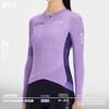 Womens Cycling Jersey Long Sleeve Breathable Bike Shirt With Print Design Road