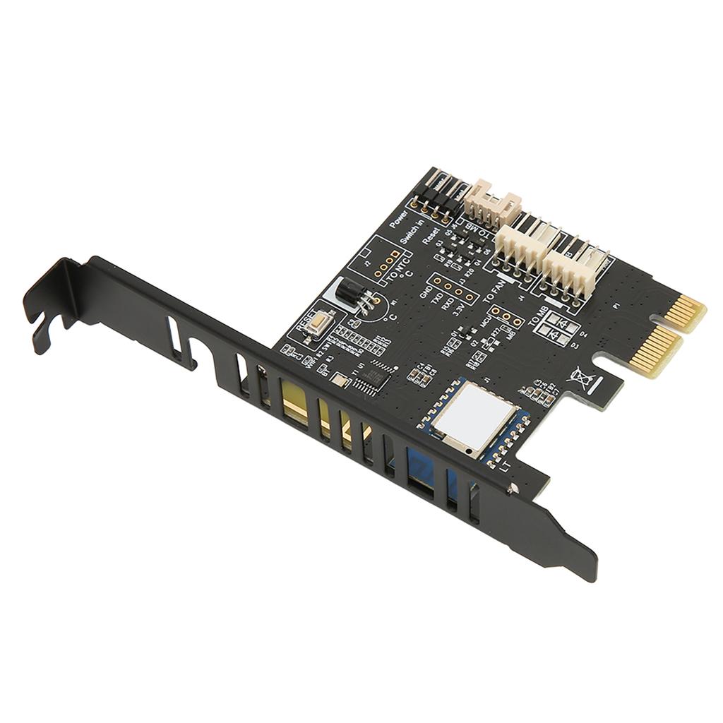 PC Remote Switch Card Remote Control Temperature Detection Fan Speed Support 2.4G PCIE 1X Interface