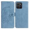For Honor X8c 4G/X8b 4G Case Butterfly Flower Imprinted PU Leather Wallet Stand Phone Cover