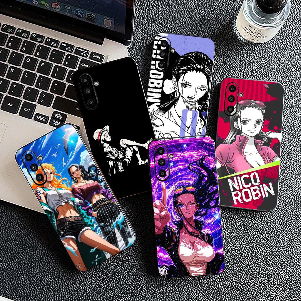 Cover for Samsung Galaxy S22 S21 S20 FE Ultra Plus A35 A36 A55 A37 A33 A34 A57 Case Roronoa Zoro One Luffy Nico Robin Piece