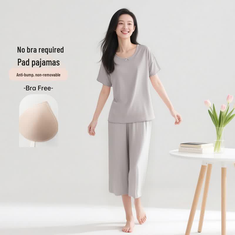 Women s Pure Cotton Summer Loungewear Set 165