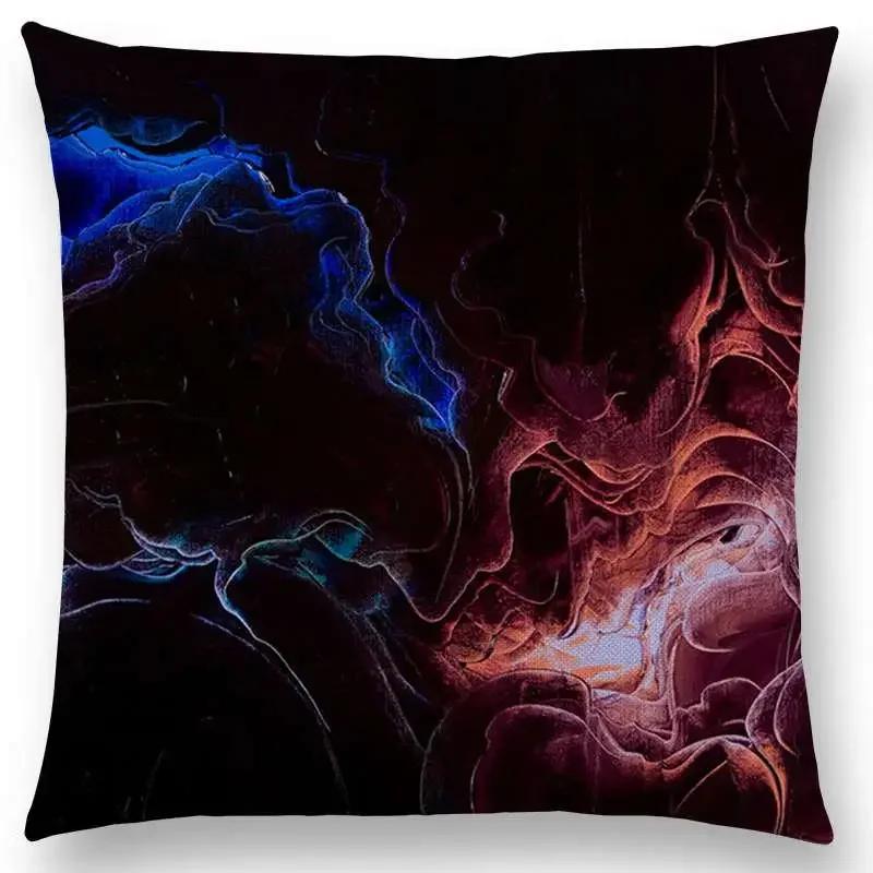 Neuankömmling Abstrakt Gedruckt Flexibel Freiheit Wunderschöne Elegante Linien Farbenfroh Herrlich Layering Kissenbezug Sofa Wurfkissen