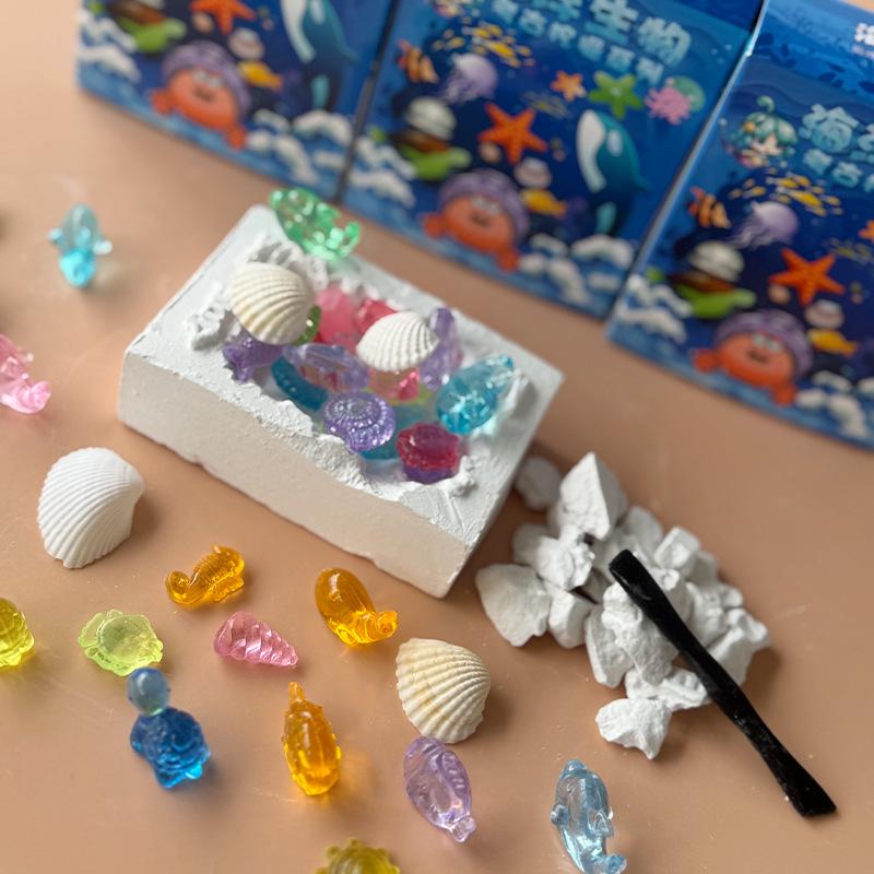 Marine Archaeology Gem Digging Toy: DIY Treasure Hunt for Kids