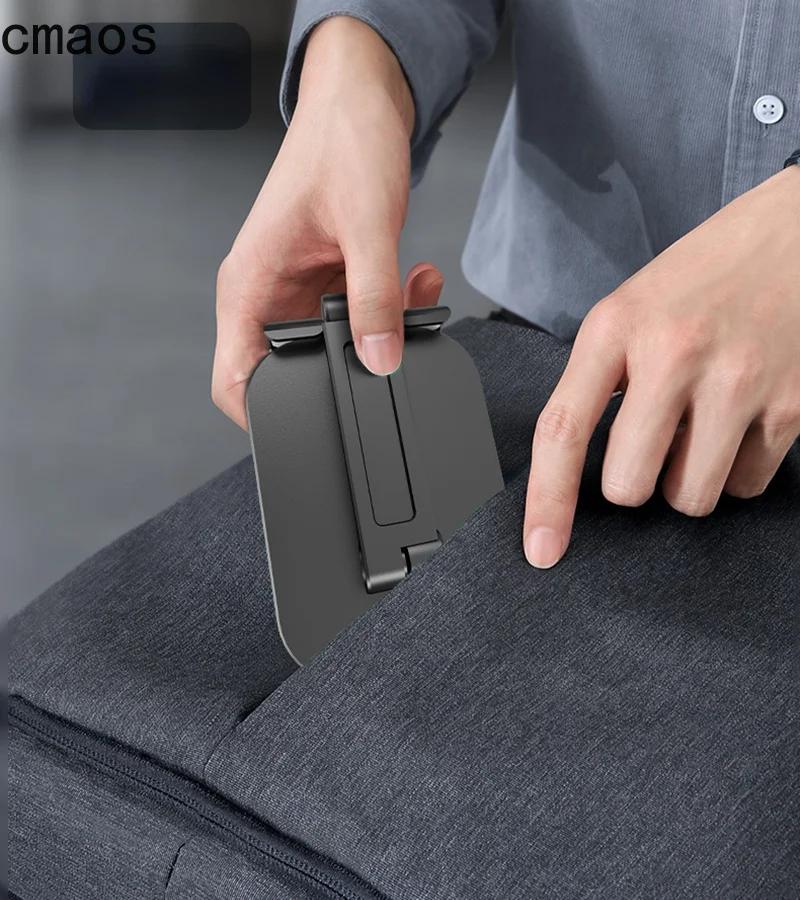 Trzy sekcje Składany uchwyt na telefon komórkowy na biurko do tabletu iPhone iPad Elastyczny stół na biurko Regulowany stojak na smartfony komórkowe