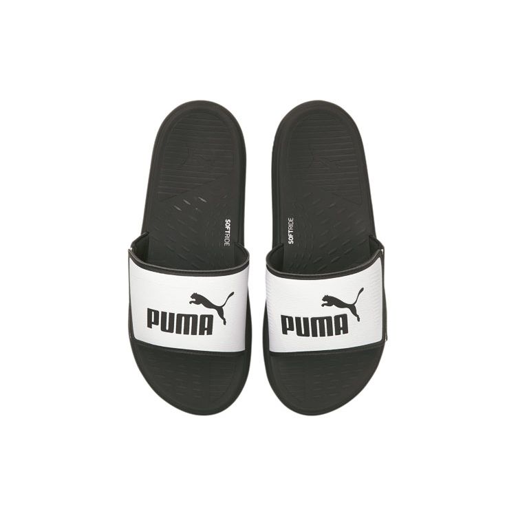 Puma Softride Slide White Black Men Sneakers 382111-05