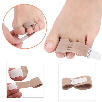 Fabric Toe Finger Straightener Hammer Toe Hallux Valgus Corrector Bandage Toe Separator Splint Wraps Foot Stretcher Care Tool