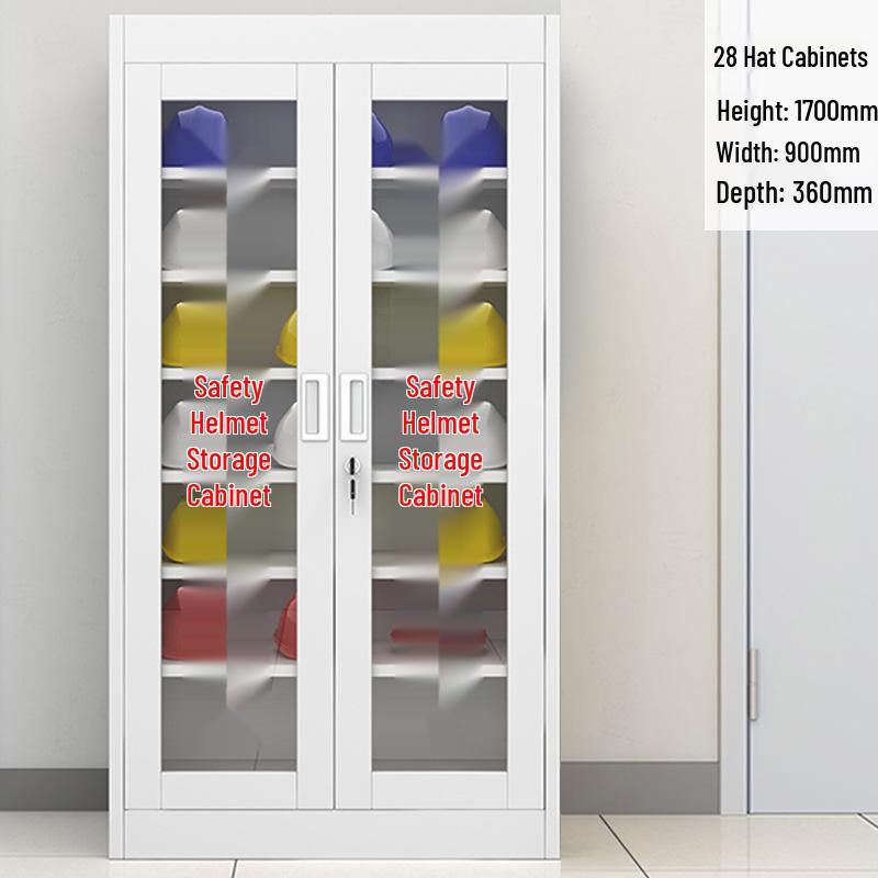 Durable Safety Helmet Storage Cabinet for Construction Sites