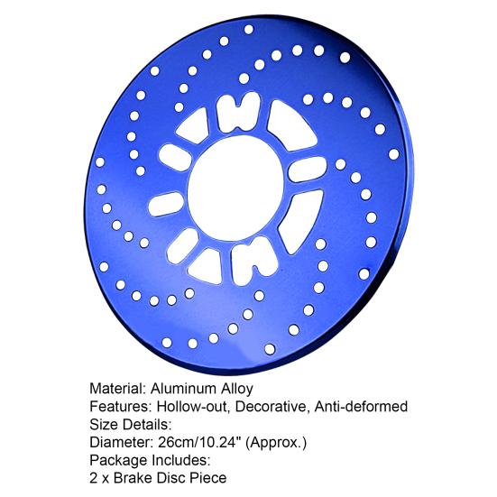 2 adet disk fren rotoru oyma dekoratif parlak renkli fren kapağı araba dış aksesuarları oto