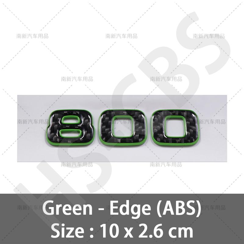 Carbon Fiber Car Stickers 700 800 900 Car Rear Trunk Emblem Badge Car Styling For Brabus Tailgate Decal Sticker Accessories