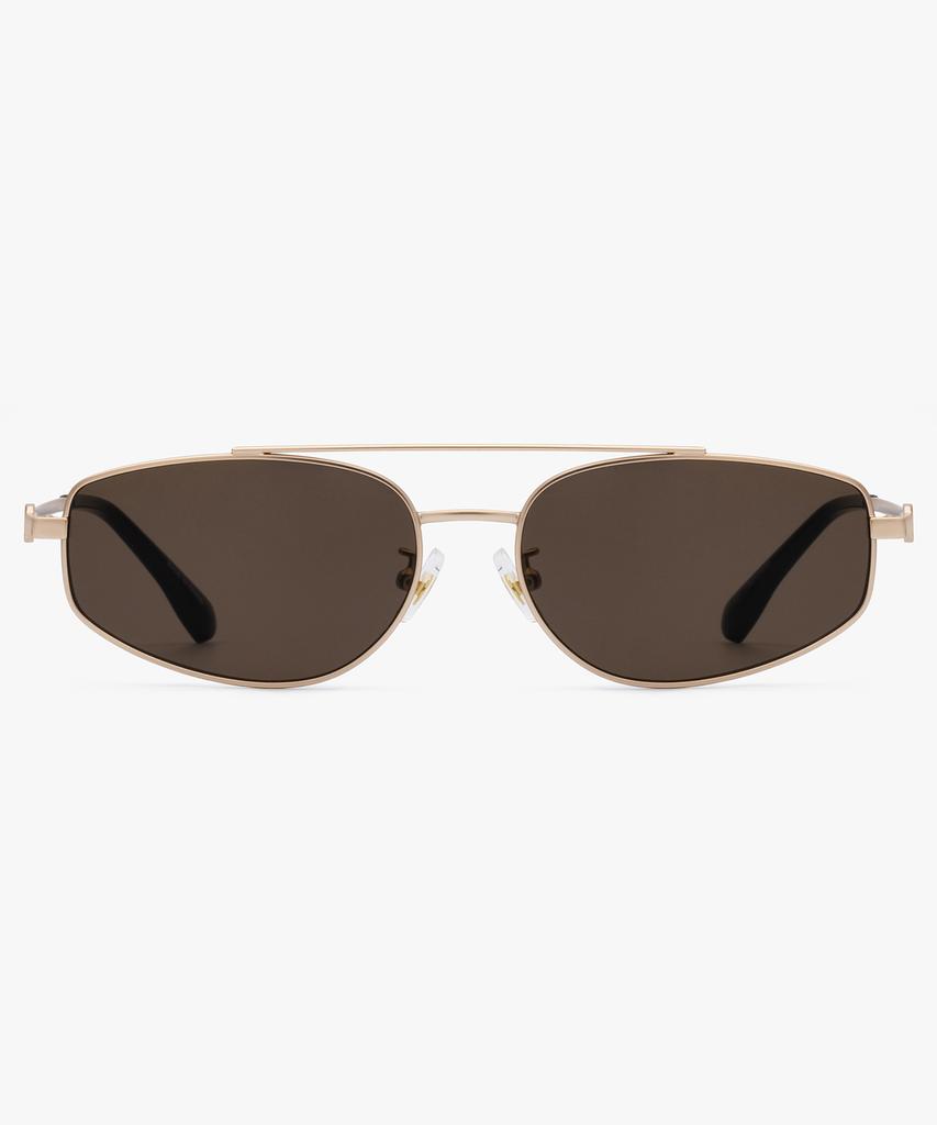 Likkeullou Rc Stainless Steel Gb97 Sunglasses Gold