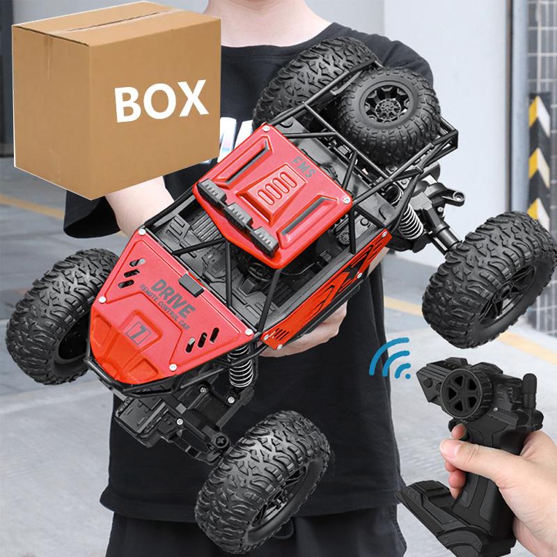 

4/6Wdrc Car With Led Lights 2.4G Cross-Country Climbing Spray Racing Car Remote Control Electric Car Fall Resistant Boy Toy Gift