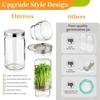 Blackout Sleeves Glass Sprout Growing Set Drain Cover Sprout Growing Container  Home Gardeners
