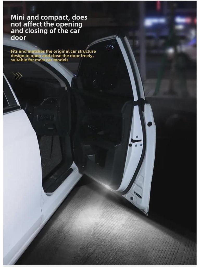 Wireless LED Door Sensor Light: Easy Install, Anti-Collision, Automatic Door Lighting