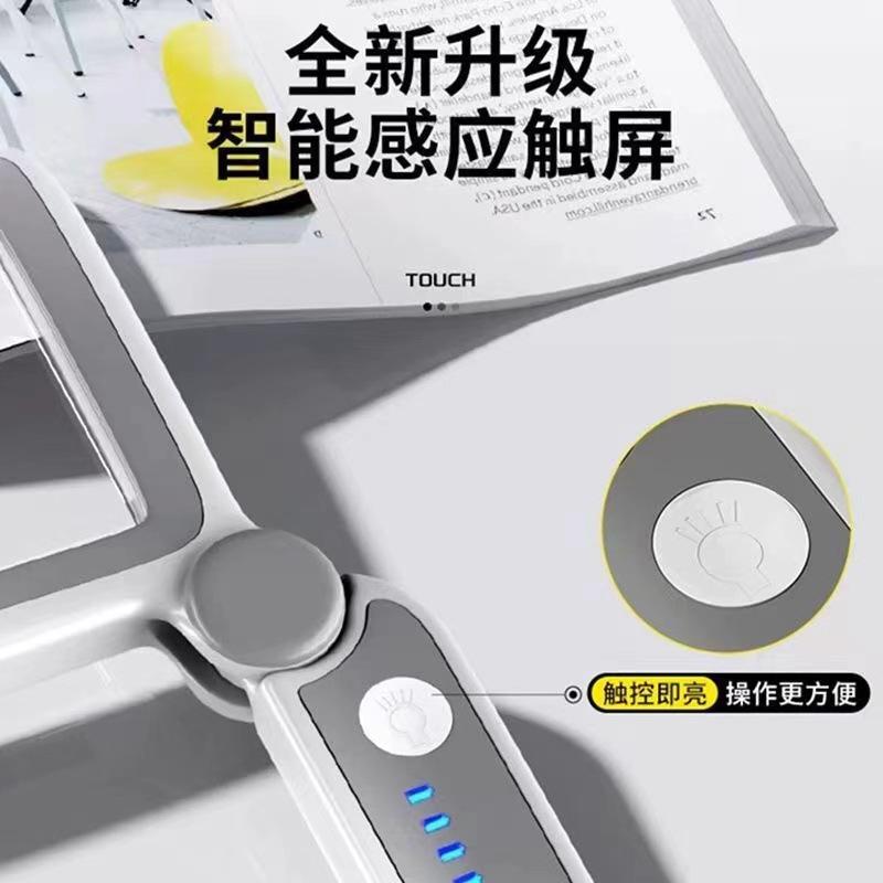 High-Power Magnifying Glass with Light, Foldable Portable Handheld, Rechargeable, for Reading, Seniors, Electronic Repair, Cell Phones