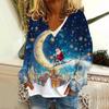Women's Fashion Short Coat Casual Long Sleeve Printed Single Breasted Plush Top