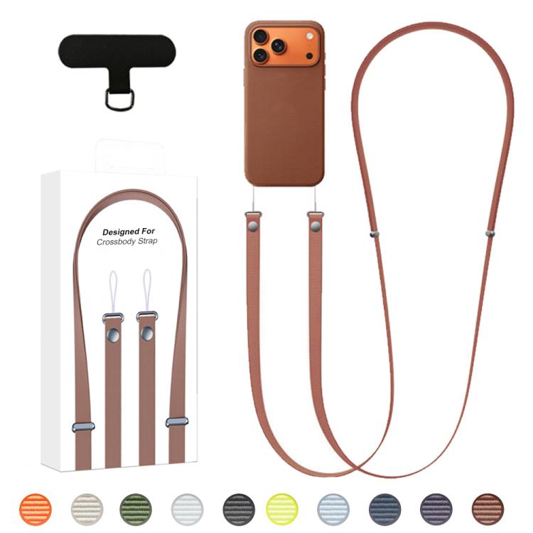 Nylon Magnetic Adjustable Crossbody Strap Phone Anti-Theft Lanyard for iPhone 17 Series