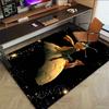 1PC Moon Boy Non-Slip Floor Carpet Compatible for Office&Living Room&Dining room - Flat-Weave Machine- Soft & Pattern-E244