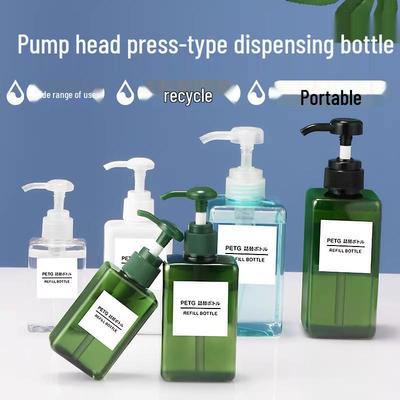 Portable Travel Bottle Set: Empty Bottles for Shampoo, Shower Gel, Hand Soap, and Lotion