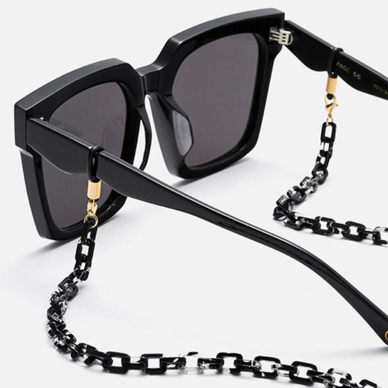 CUERDAS DE RESORTE ACETATO CH Cuadrado _ Negro Blanco