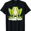 Fantasia de sapo engraçada, preguiçosa e fácil para festa de Halloween DIY Camiseta, Algodão puro confortável