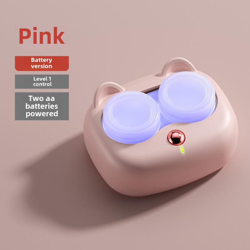 Electric Portable Cat-Themed Contact Lens Cleaner