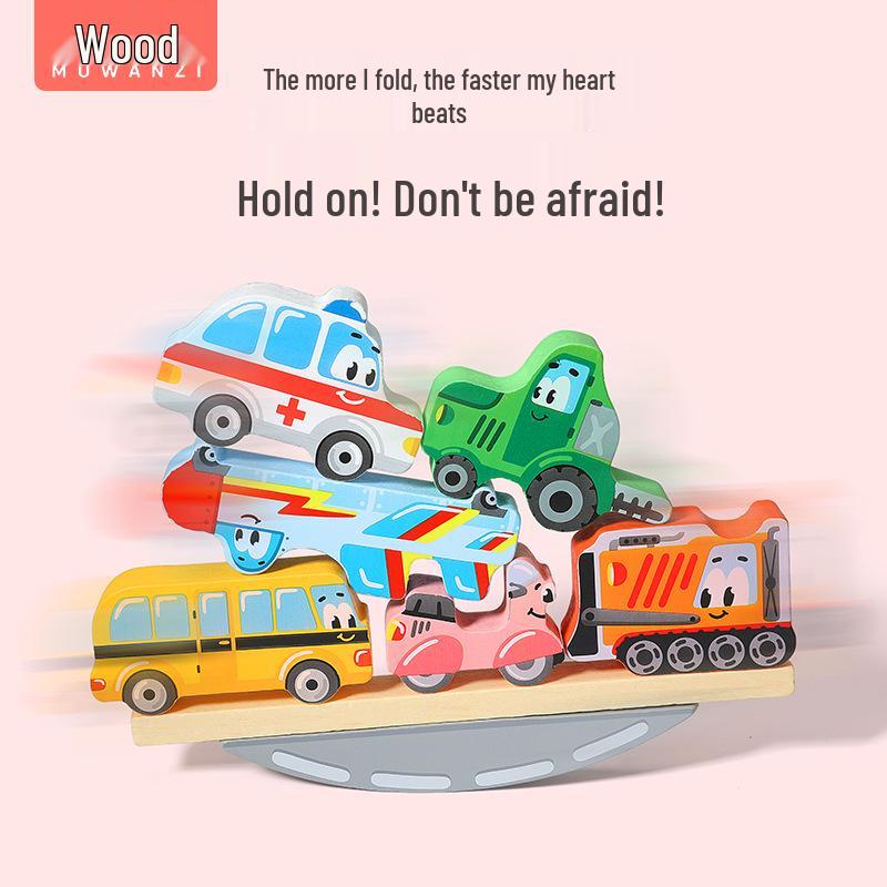 

Деревянная игрушка для складывания животных - Детские развивающие строительные блоки