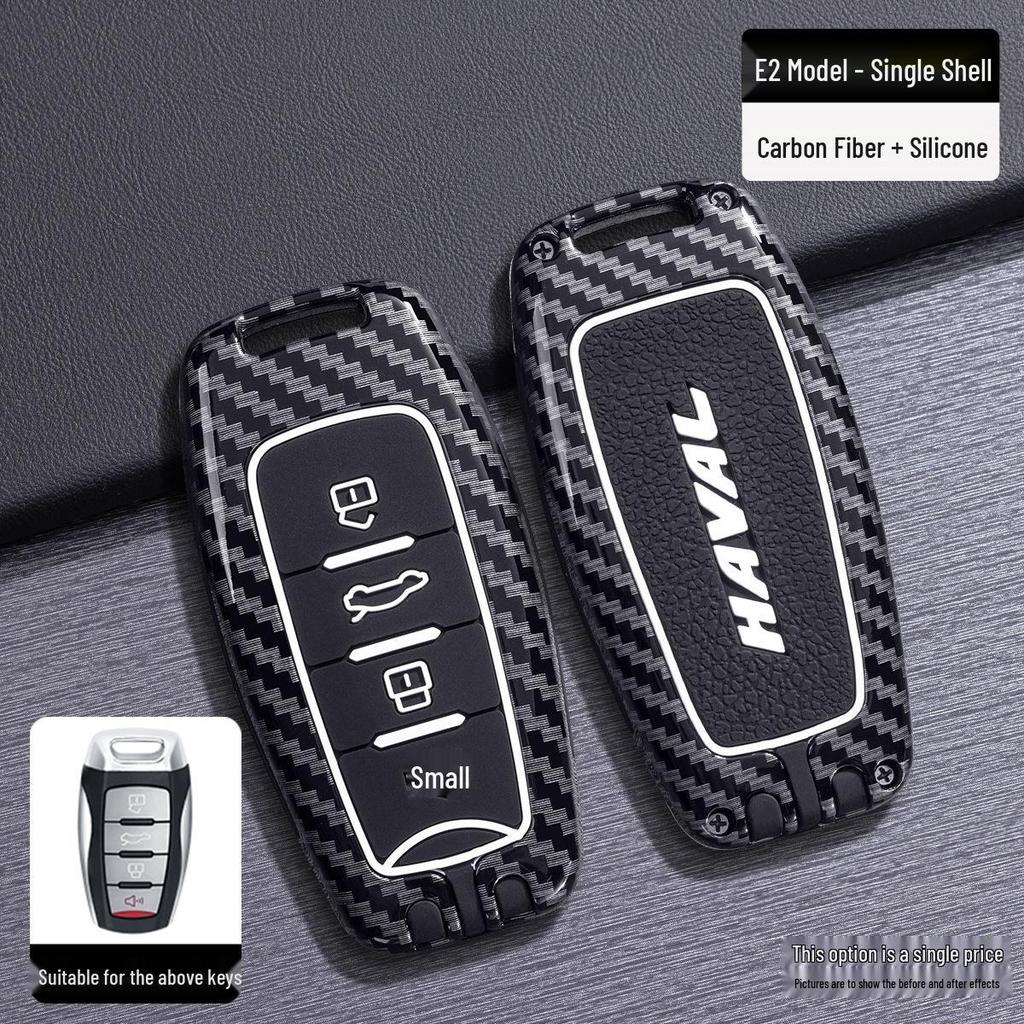 Great Wall Haval Key Cover for H6S, H9F7X, Big Dog, First Love, M6, Black & White Cat, Red Rabbit with Shell Buckle