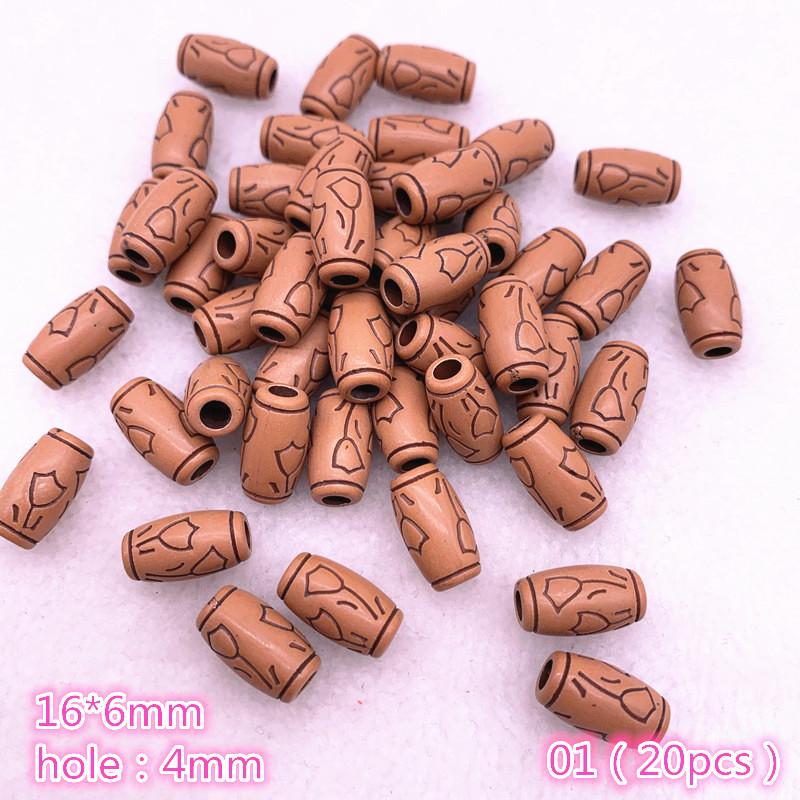 10-100pcs Imitation Retro Acrylic Beads for Jewelry Making DIY Children Handmade Bracelets Necklace