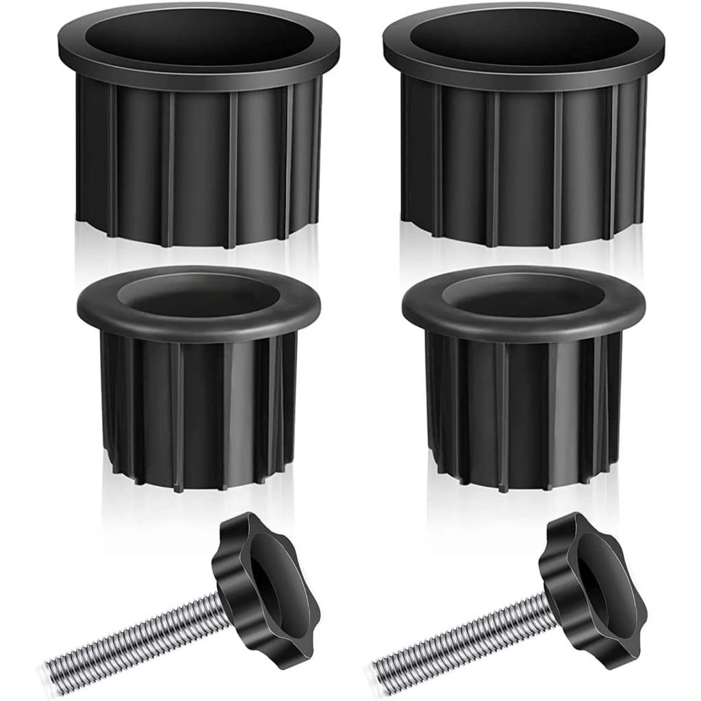6pcs Umbrella Stand Parts Replacement Kit Plastic Parasol Stand Replacement Parts Wearproof Umbrella Base Bracket Hole Ring Cover
