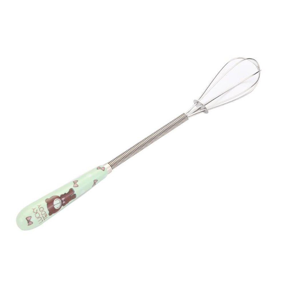 Cartoon Ceramic Handle Baking Tools Kitchen Accessories Egg Beater Stirring Whisk Blender Egg Mixer