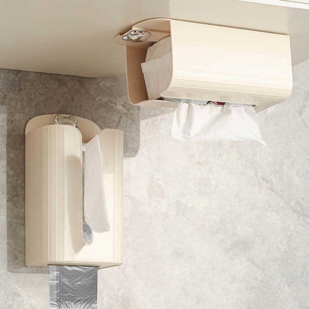 

Настенные коробки для салфеток для лица Коробки для салфеток без сверления Коробки для хранения салфеток Ванная комната бежевый