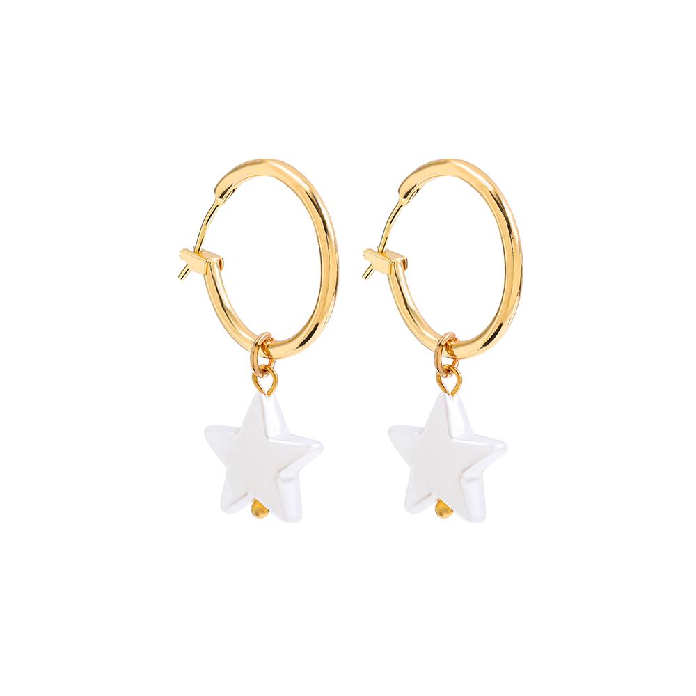 2022 New Pearl Small Circle Hoop Earrings for Women Gold Plated Piercing Ear Buckle Huggies Pearls Eardrop Minimalist Zircon