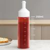 Condiment Squeeze Bottles 250/350/450ml Ketchup Mustard Salad Sauce Dispenser On Cap Lids Olive Oil Bottle Kitchen Gadget