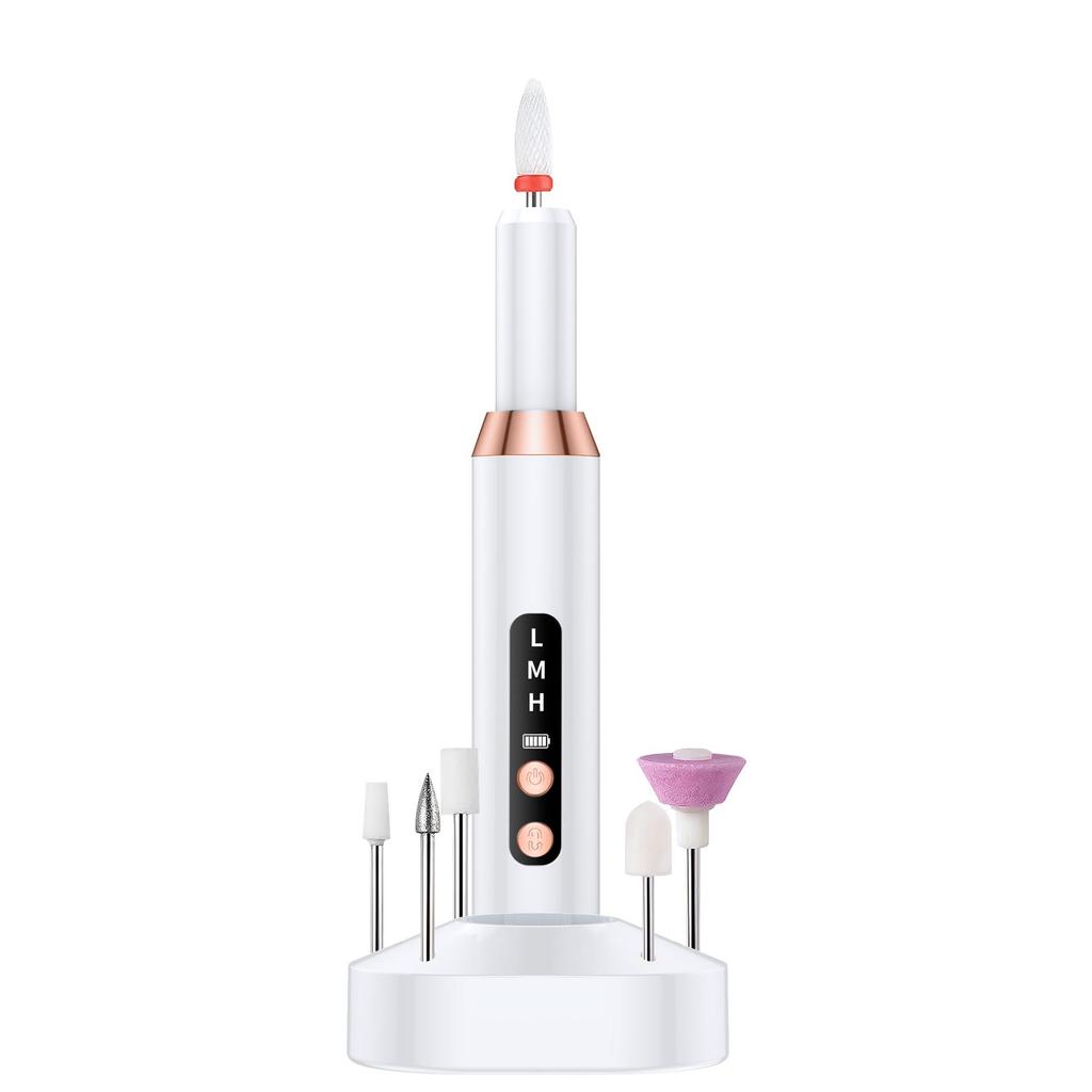 Cordless Electric Nail Grinder & Polisher: Portable Manicure Tool