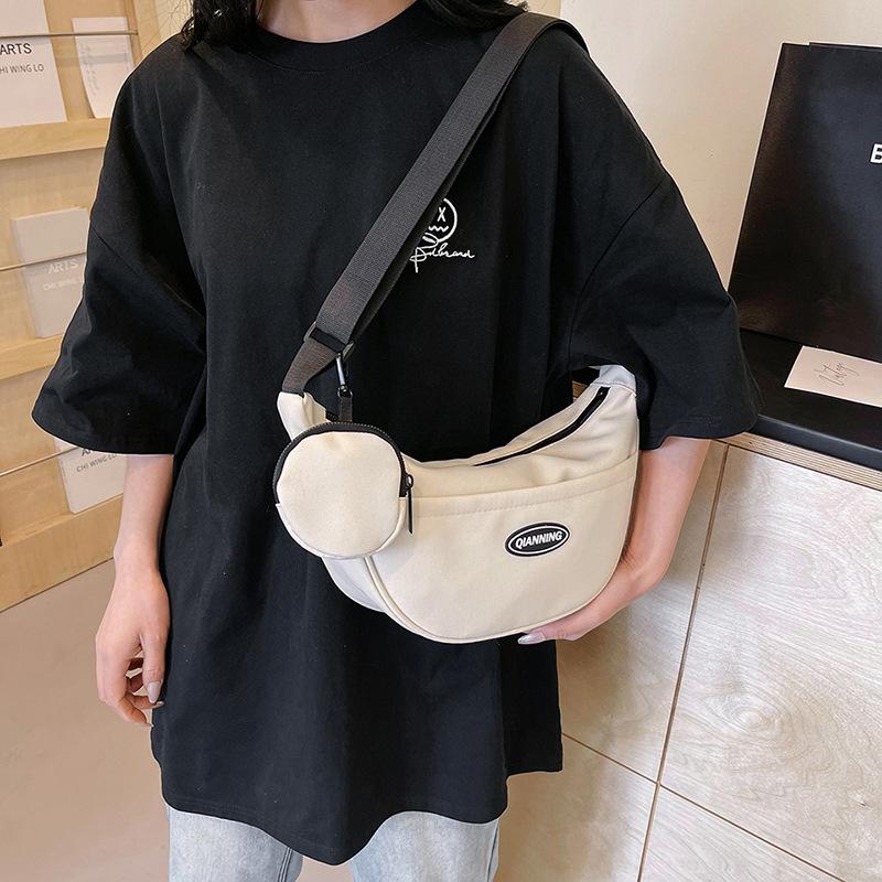 Mobile Phone Fanny Pack Trendy Brand Men's Breast Bag Japanese Simple and Lightweight Shoulder Small Backpack Women's Leisure Sports Messenger Bag