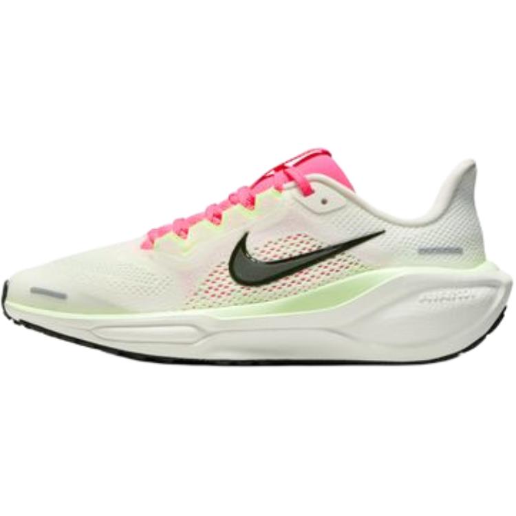 Nike Air Zoom Pegasus 41 GS Sail Hyper Pink Kids Sneakers Cream Bright-Crimson Sequoia FN5041-107