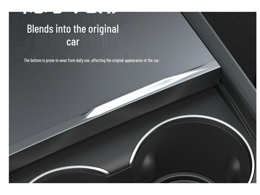 Silicone Center Console Cup Holder Coaster for Tesla Model 3/Y (Updated Version)