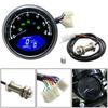 Universal Motorcycle LCD Digital Speedometer 8-18V DC Motorbike Odometer Tachometer Gauge ABS Waterproof Instruments